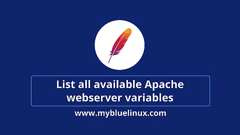 How list all available Apache webserver variables