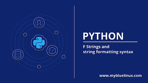 Python3 f-Strings and string formatting syntax