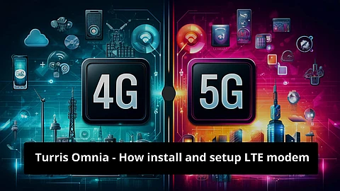 Installation of LTE modem into Turris Omnia router