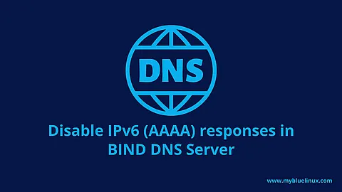 BIND: Disabling IPv6 responses in bind dns server