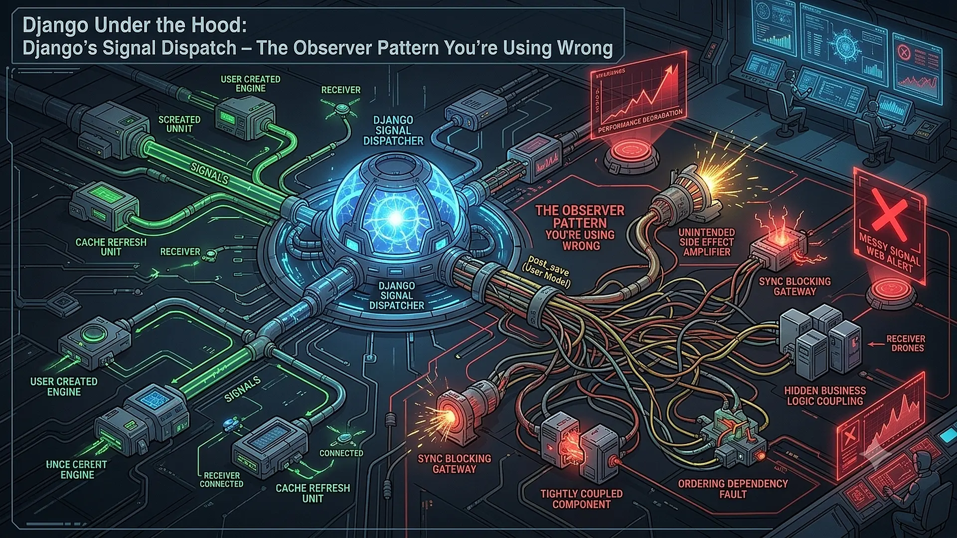 Django Under Hood 04: Django’s Signal Dispatch — The Observer Pattern You’re Using Wrong